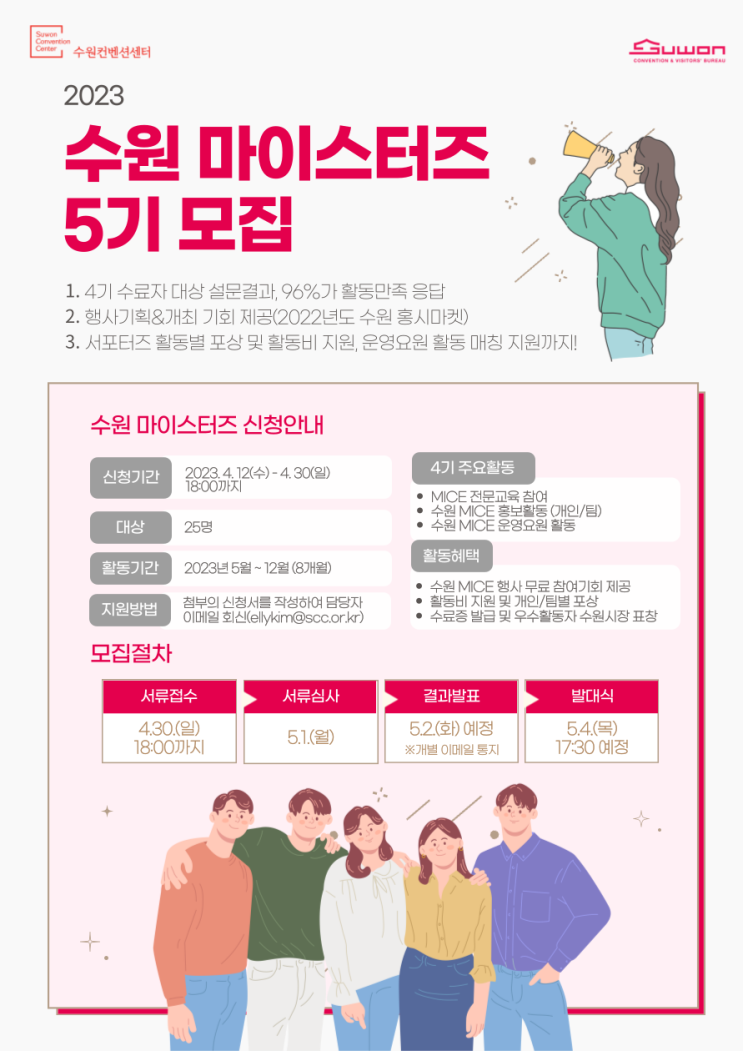 [대학생 대외활동] 2023 수원 마이스터즈(MICEters) 5기 모집