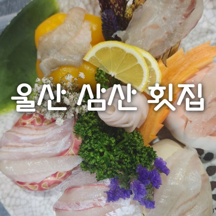  울산 삼산 맛집 특별한 날 가기 좋은 횟집