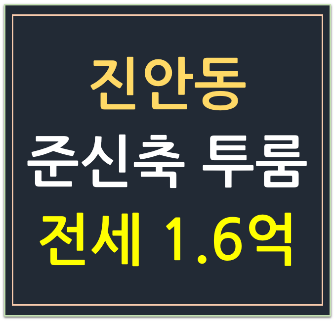 화성시 진안동 2룸 전세 매물  (거실 큰 투룸 전세)