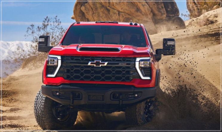  2024 쉐보레 실버라도 HD ZR2 공개! 고급스러운 픽업트럭 정보