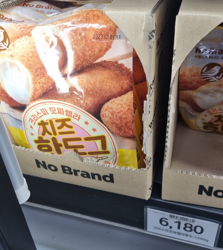  노브랜드 냉동치즈핫도그 크리스피 모짜렐라