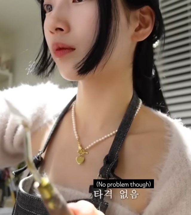  [수지착용] 빈티지헐리우드 진주목걸이