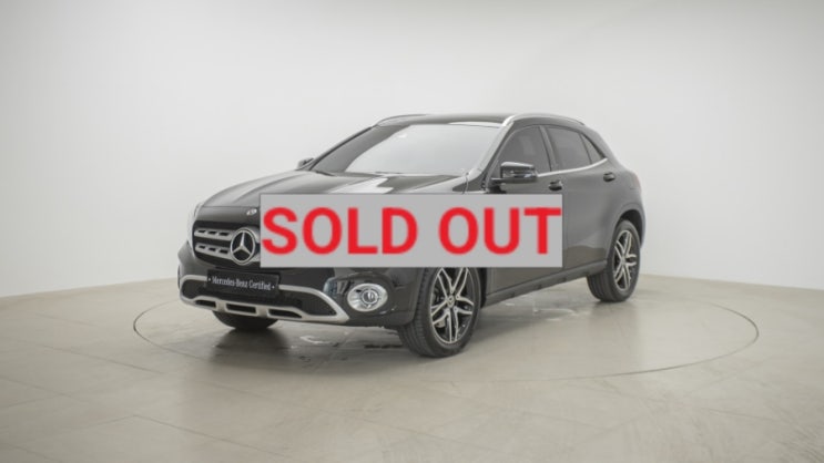  벤츠 GLA220 프리미엄 2019연식 입고 안내