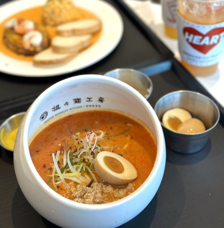  [스타필드 하남 맛집] 탄탄면 공방 - 중독성 있는 맛 / 아메리칸 트레일러 - 생과일 착즙주스, 내돈내산