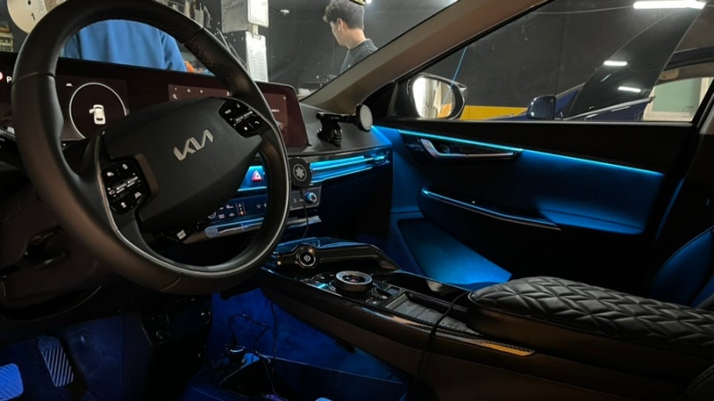 경기 광주 목동길 / 엠비언트 / 기아 / EV6