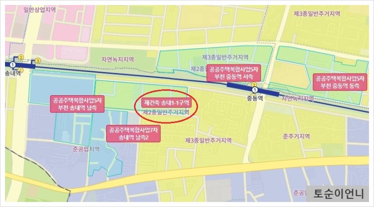  부천시 송내 1-1구역 재건축 정비사업 대우건설 송내 푸르지오 아파트 진행사항 안내
