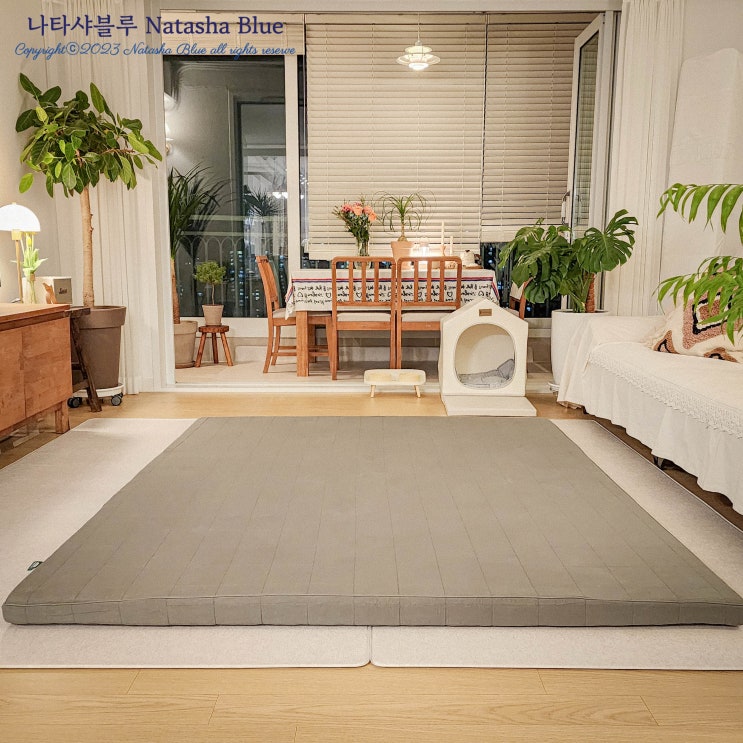  몽제 매트리스+겉커버V 침대/바닥 실사용 솔직후기