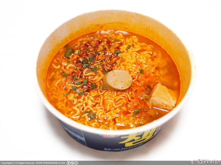  CU편의점 하림 챔라면 후기. 햄이 들어간 하림 라면! 챔라면