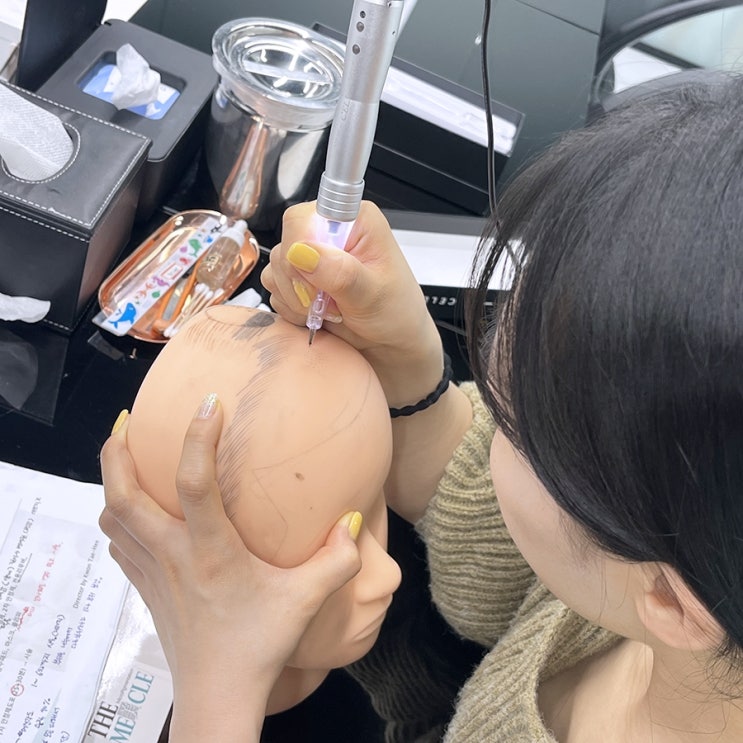  SMP 두피문신수강 주의 사항과 시술방법