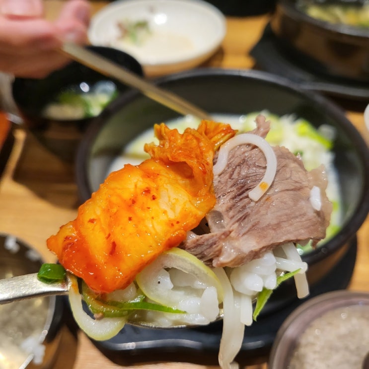  강남본가설렁탕 맛집 | 본가설렁탕 도산대로점 | 설렁탕 &갈비찜 뚝딱 했어요