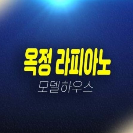 라피아노 스위첸 양주옥정 대단지 타운하우스(전원주택) 계약금5% 분양가 대가족 신축주택 평형타입 회사보유분 모델하우스 방문예약!