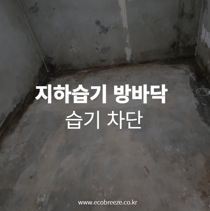  지하 습기 방바닥 습기 제거하려면 차단부터