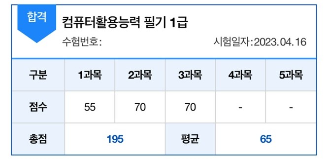 컴활 1급 필기 찐 노베이스 2주 독학으로 한 방에 합격 (feat. 공부 방법, 꿀팁 )