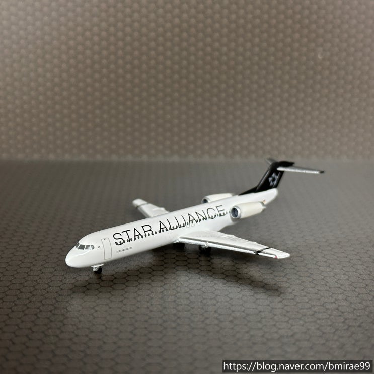  [1/500 여객기] Fokker 100 리저널 여객기 (스타 얼라이언스)