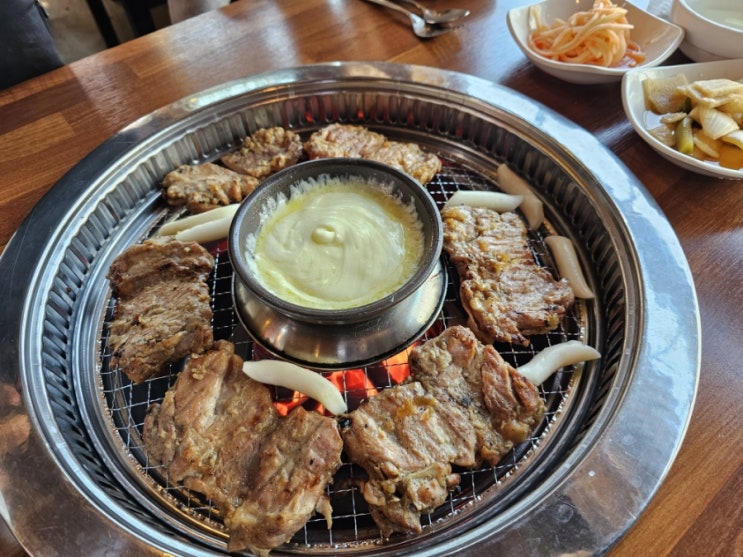  가평 가면 먹어야죠!  운악막국수숯불닭갈비 맛집이네요