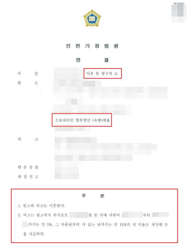 인천가사전문변호사 이혼상담받고 제대로 소송하려면