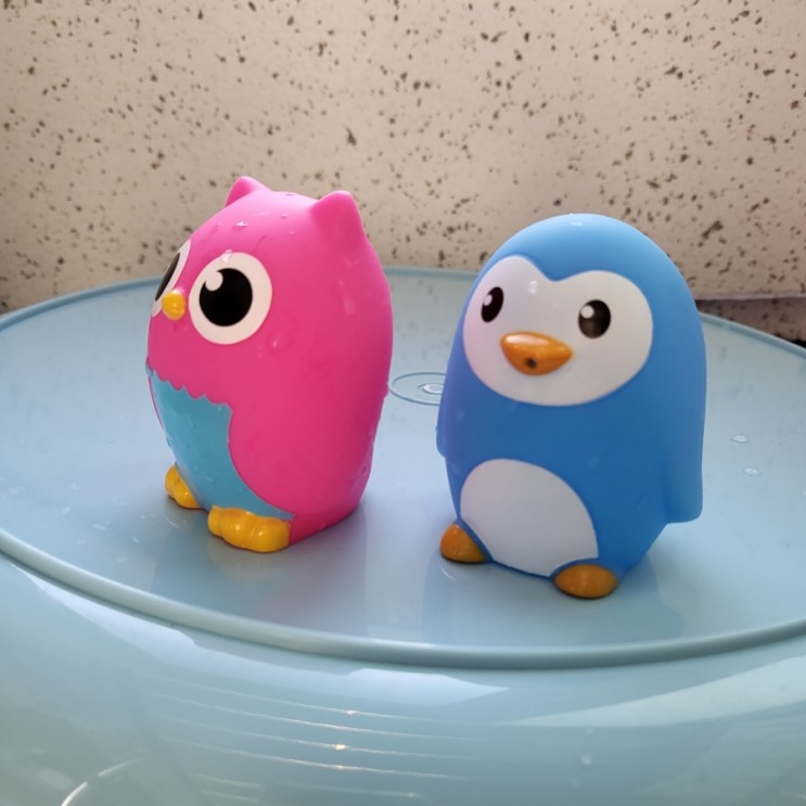 물 싫어하는 꼬미 목욕 도전기(방수스티커, 장난감으로 도전!!!)