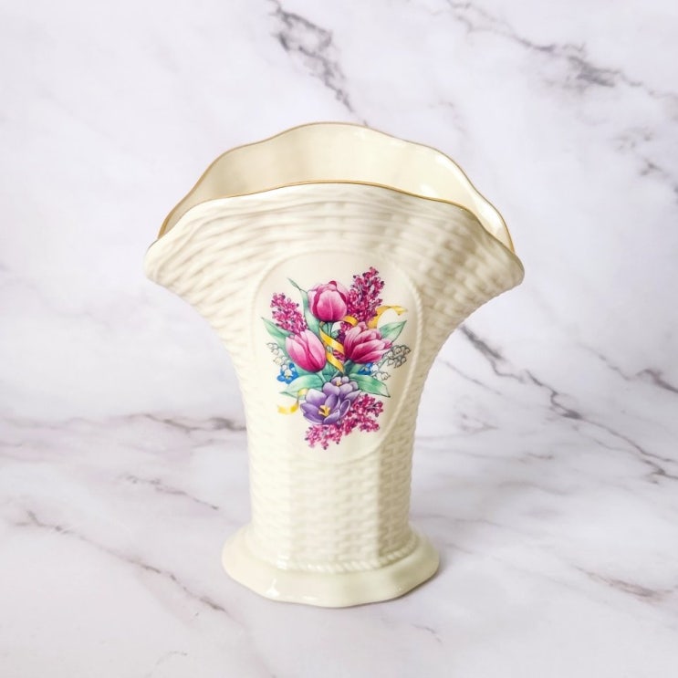  (판매완료)레녹스 Springtime Bouquet Collection 스프링타임 부케 컬렉션 화병 꽃병 베이스