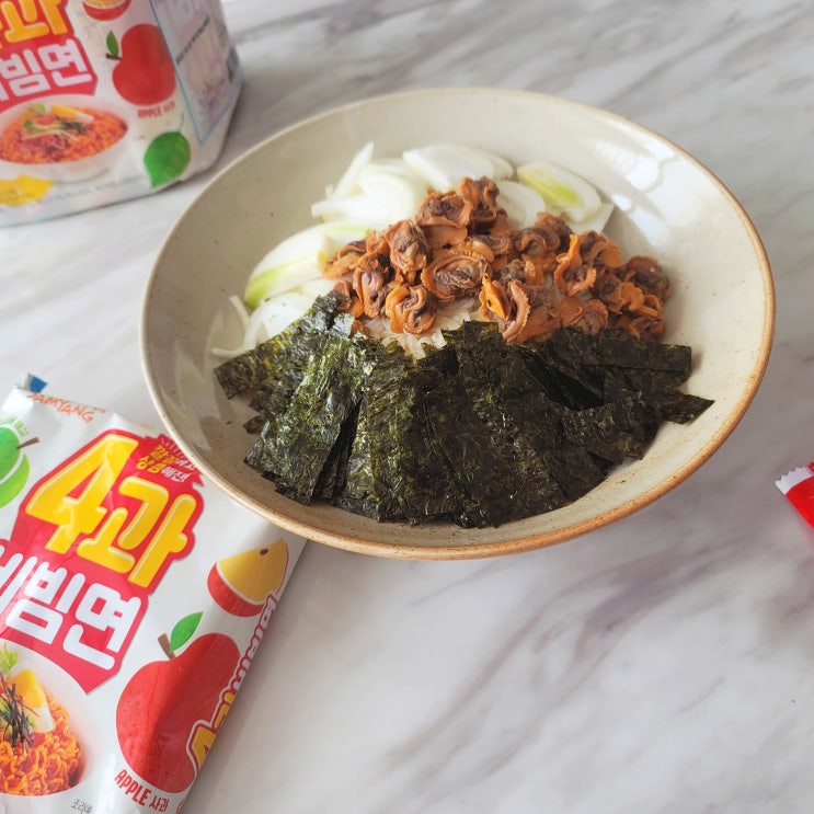  신상라면 4과비빔면 꿀조합 레시피!