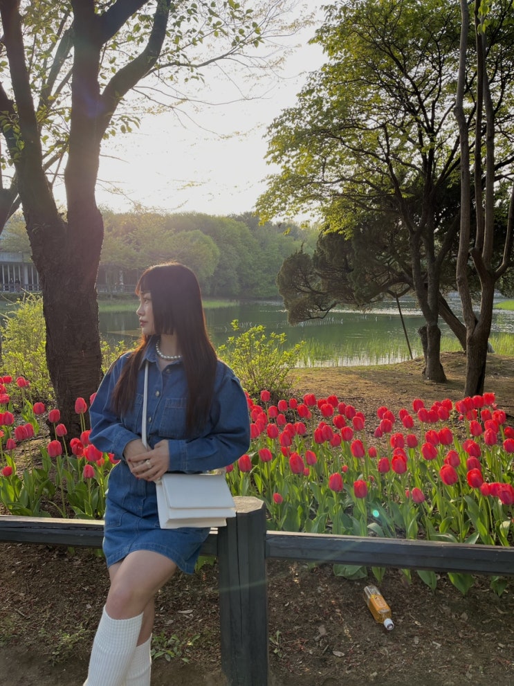 [23년 4월] #1 뉴진스 헤어스타일 도전, 영화보며 문화생활, 서울숲 튤립 구경