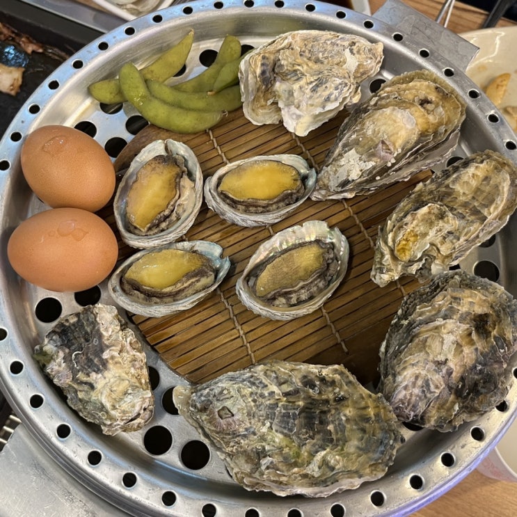  강원도 삼척해변 찐맛집! 별난조개 조개구이 양 미쳤어요