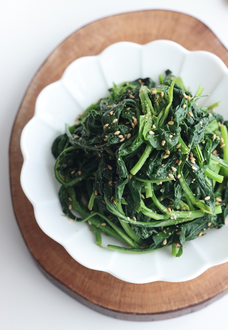 가지런히 잘라서 기본양념으로 익혀먹는 취나물양념 만드는법! 3