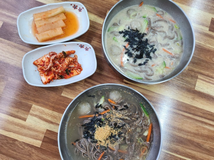  [경북경산] 쫀득한 감자 옹심이가 들어간 옹심이메밀칼국수 와촌점