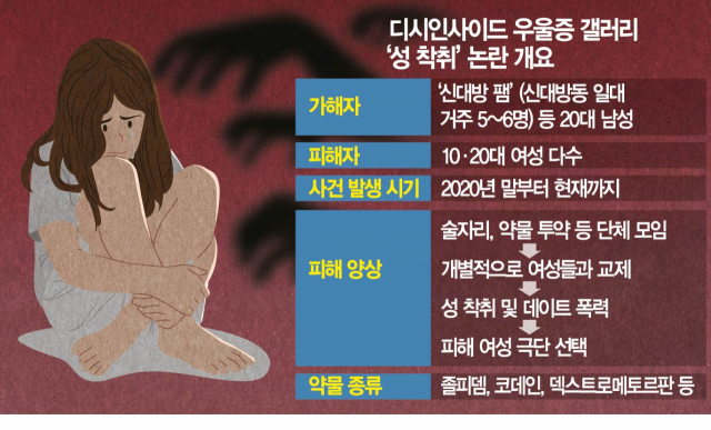 '디씨판 N번방' 터졌다…우울증 여학생 노려 성폭행·마약