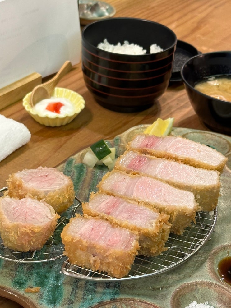  오사카 돈까스 맛집 ‘뉴베이브’ (일본에만 있는 품종!!)