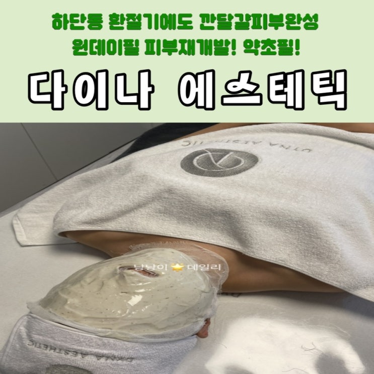  [부산하단동]사하구 에스테틱 추천, 환절기 건조한 피부 뾰루지 탄력에는 올페이즈 원데이필 : 다이나 에스테틱