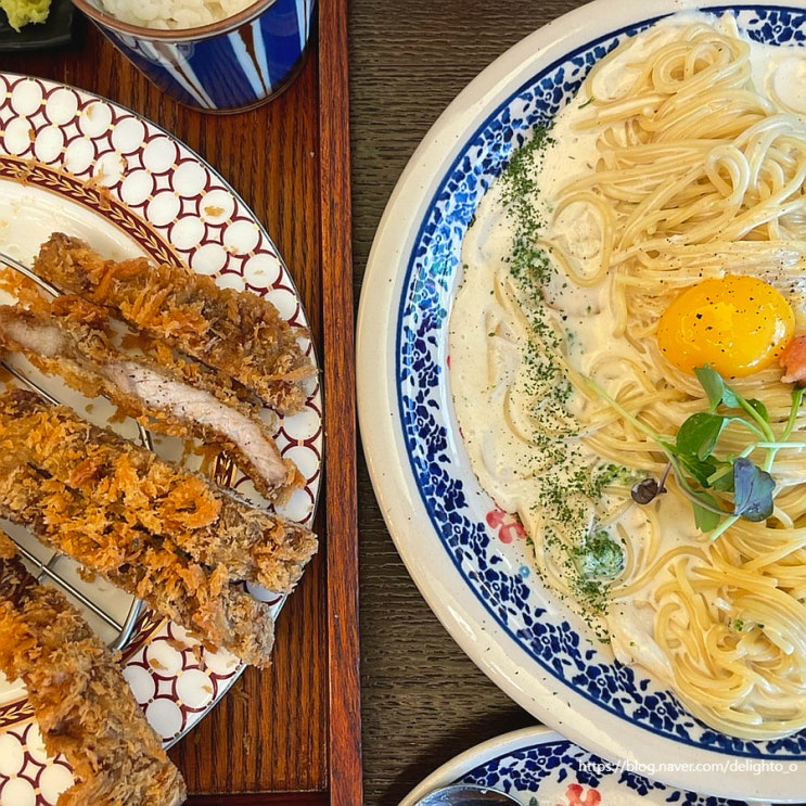 광주 상무지구 점심 파스타 돈까스 맛집 동백카츠 (상등심카츠, 명란크림파스타, 주차장 정보)