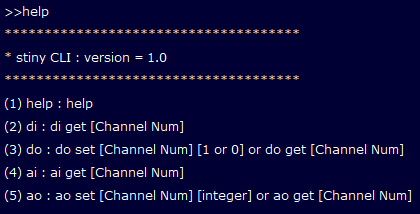  1. CLI(Command Line Interface)