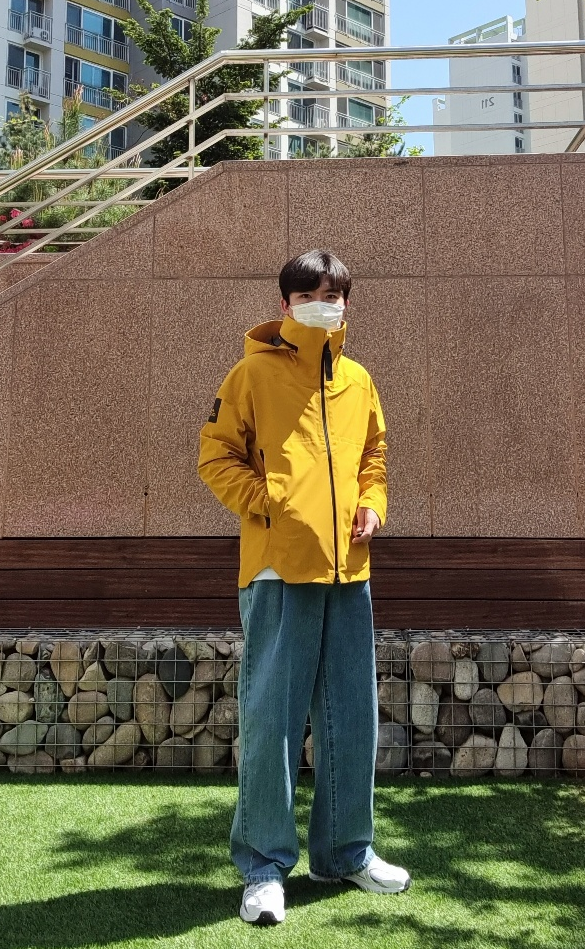  아디다스 바람막이 마이쉘터 고프코어 자켓 코디