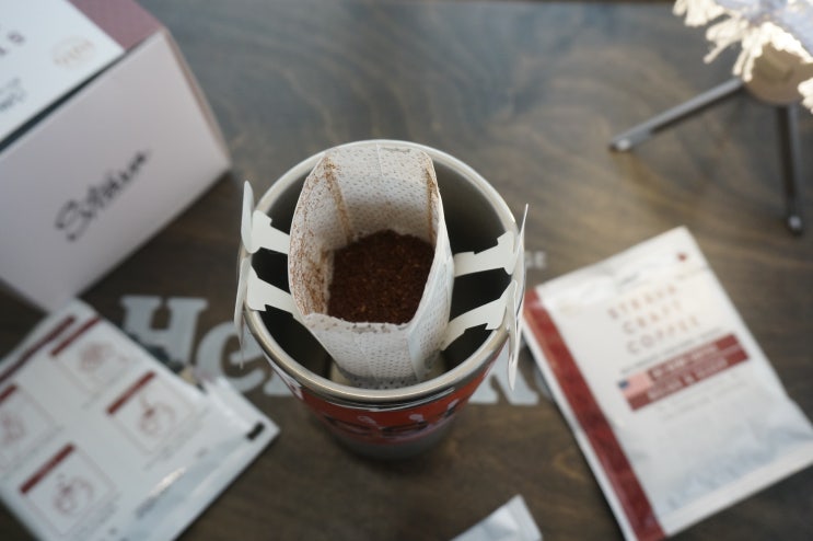  커피 많이 마신날도 부담없는 스트라바 햄프커피 디카페인 드립백