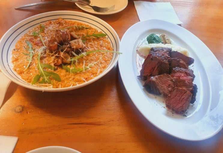  전포 맛집, 옥천사세탁 살치살 스테이크와 로제 리조또