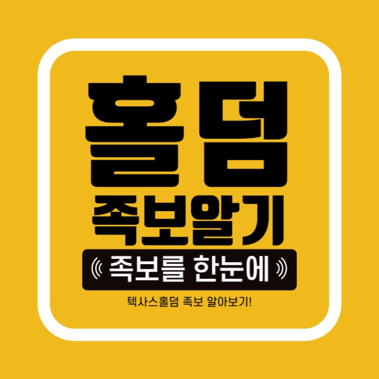  [홀덤] 홀덤 족보 한눈에 알아보기 텍사스홀덤족보 어려우세요?