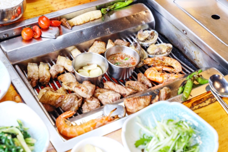  성산일출봉맛집 흑돼지랑 전복새우까지 완벽했던 섭지골흑돼지