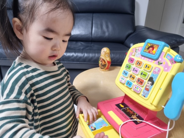 똘똘이 셀프계산대 마트놀이 4살 아기 장난감 선물