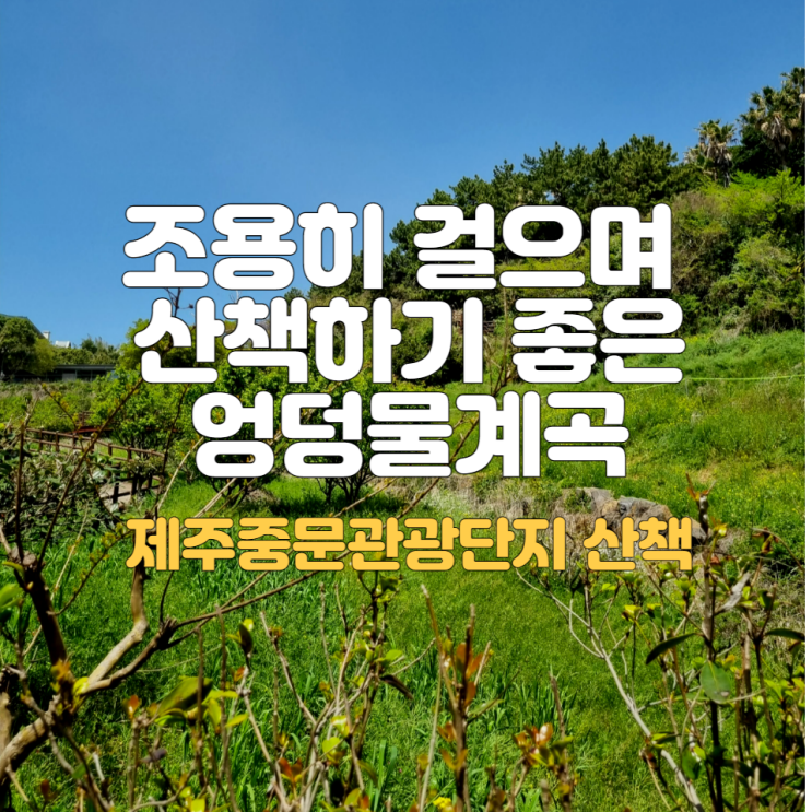  가볍게 산책하기 좋은 제주 엉덩물계곡