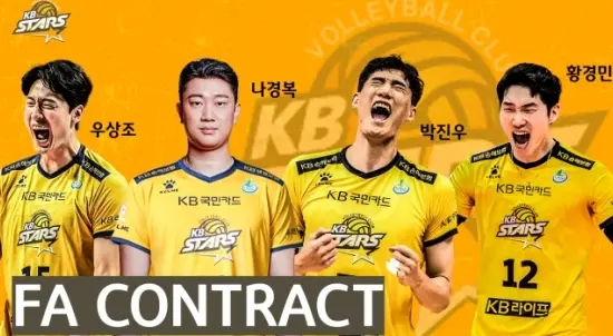 남자 프로배구 <b>FA</b> 시장 나경복만 이적 나머지 <b>잔류</b>