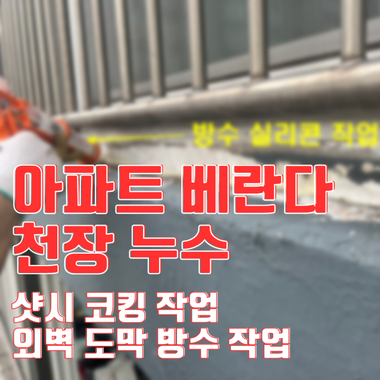  분당 아파트 베란다 누수-위아래로 네집 모두 누수가? 2편