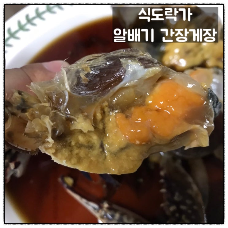  식도락가 알배기 간장게장 일오삼씨 군산간장게장 맛 후기