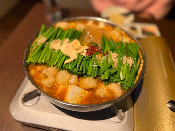  후쿠오카 텐진 맛집 '코우즈키'/ 모츠나베 뜻, 먹는법, 매운맛, 예약 가능, 단체석
