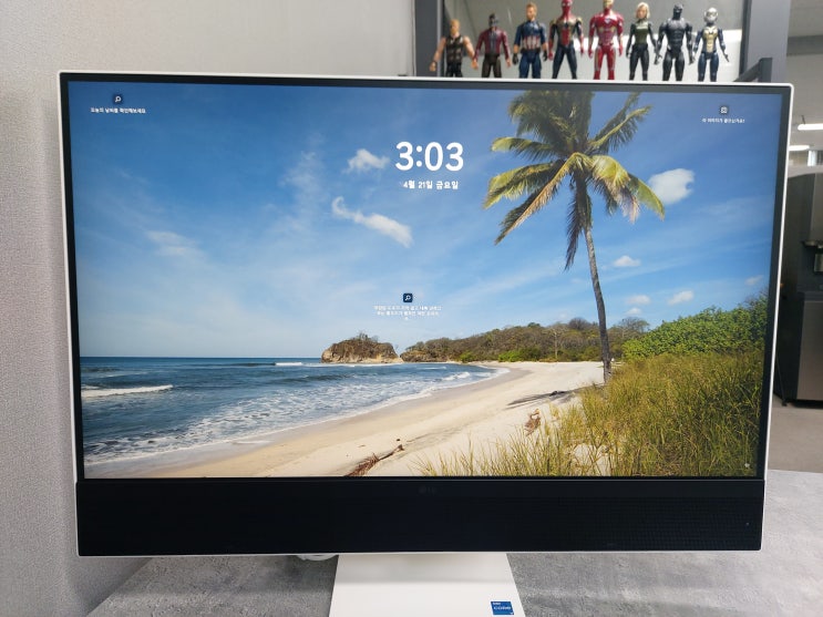  LG 일체형PC 27V70Q 설치해봤더니 성능도 굿 디자인도 굿~