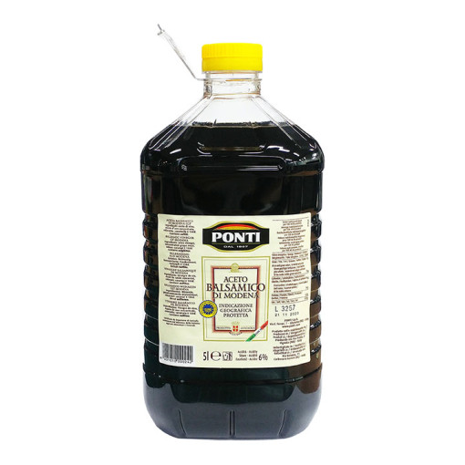  폰티 모데나 발사믹 비네거 식초 (5L x 2개입) 이태리산 포도 농축액 와인 식초 샐러드 드레싱 IGP 인증