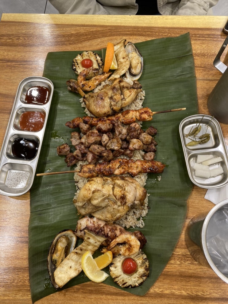 서면전포동맛집 부들파이터 직화 바베큐 필리핀요리  맛과 재미가 함께!