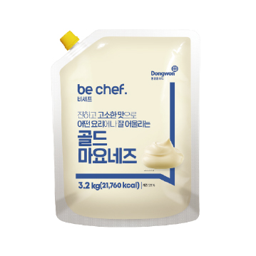  동원홈푸드 골드 마요네즈 (3.2kg x 4개입) 가성비 스파우트 진하고 고소한 맛 소스