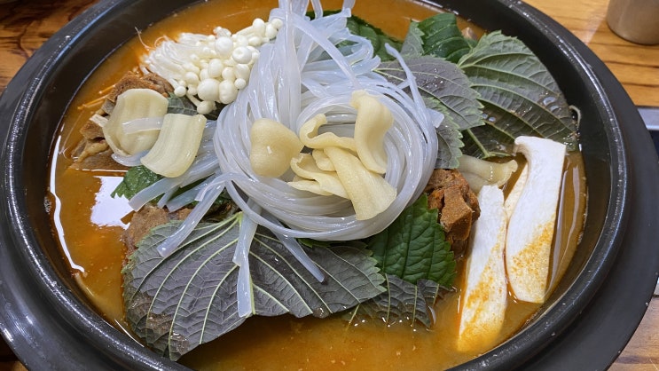  서천 감자탕 진마루감자탕