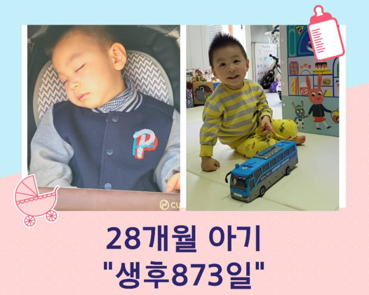 28개월 아기의 일상(생후 873일)