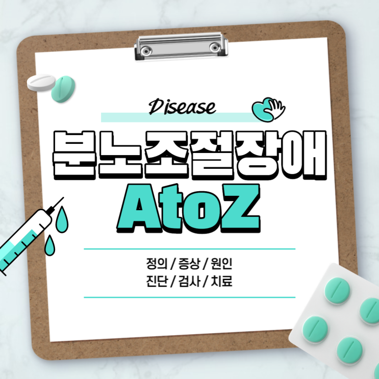 분노조절장애 A to Z 【#증상 #치료 #약 #원인 #테스트 #뜻 #정의 #진단 #검사】